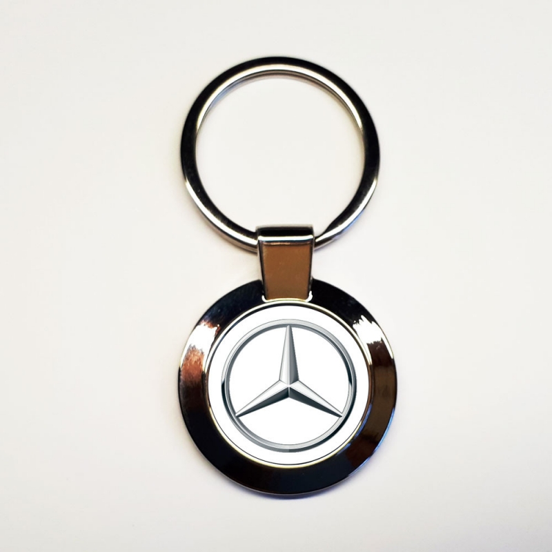 Porte clé Mercedes chromé - Équipement auto